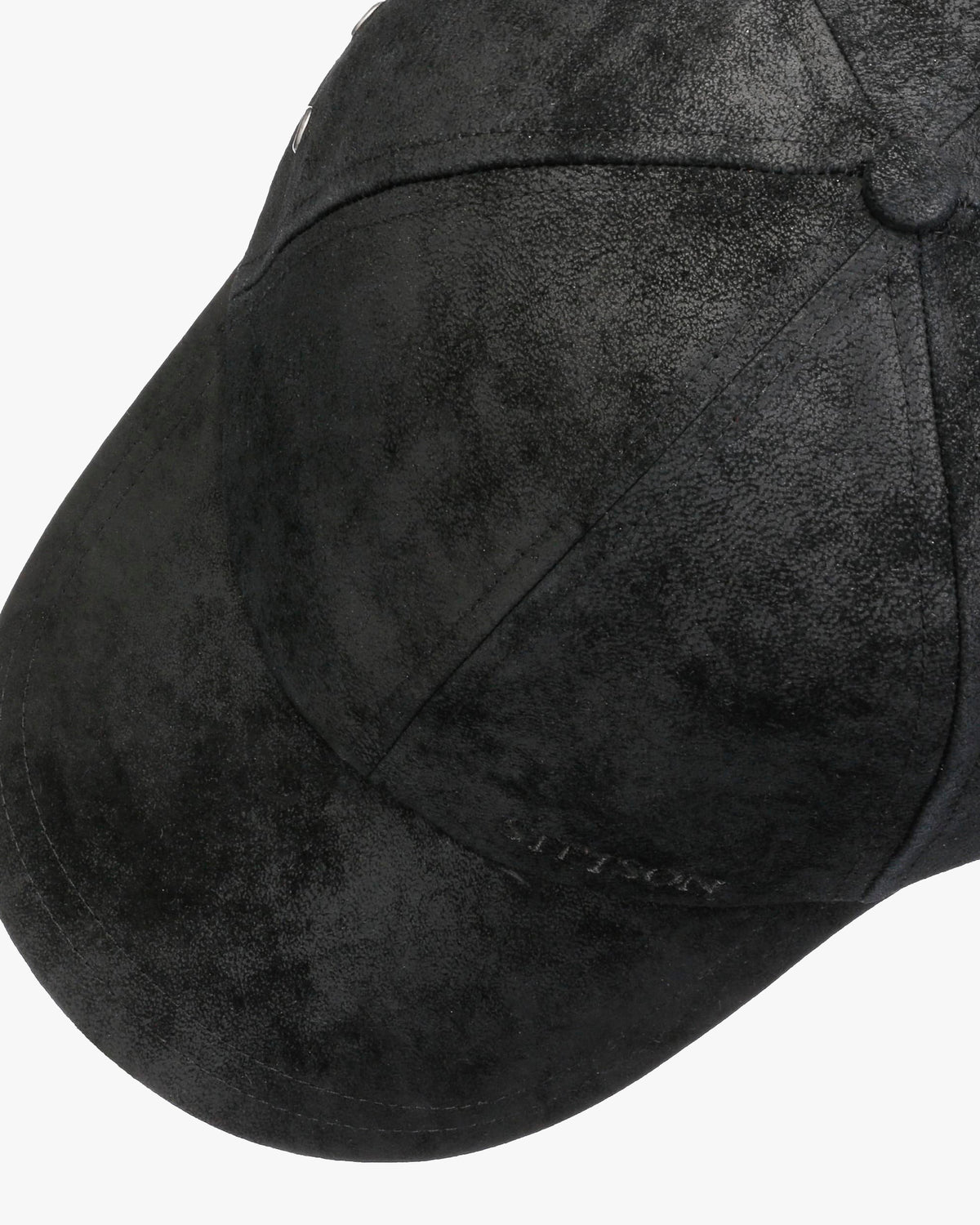 Stetson Pigskin Baseball Cap - Black