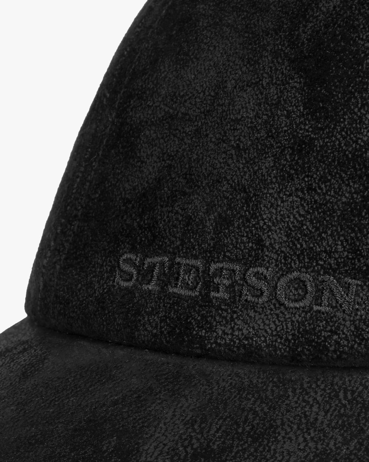 Stetson Pigskin Baseball Cap - Black