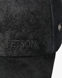 Stetson Pigskin Baseball Cap - Black