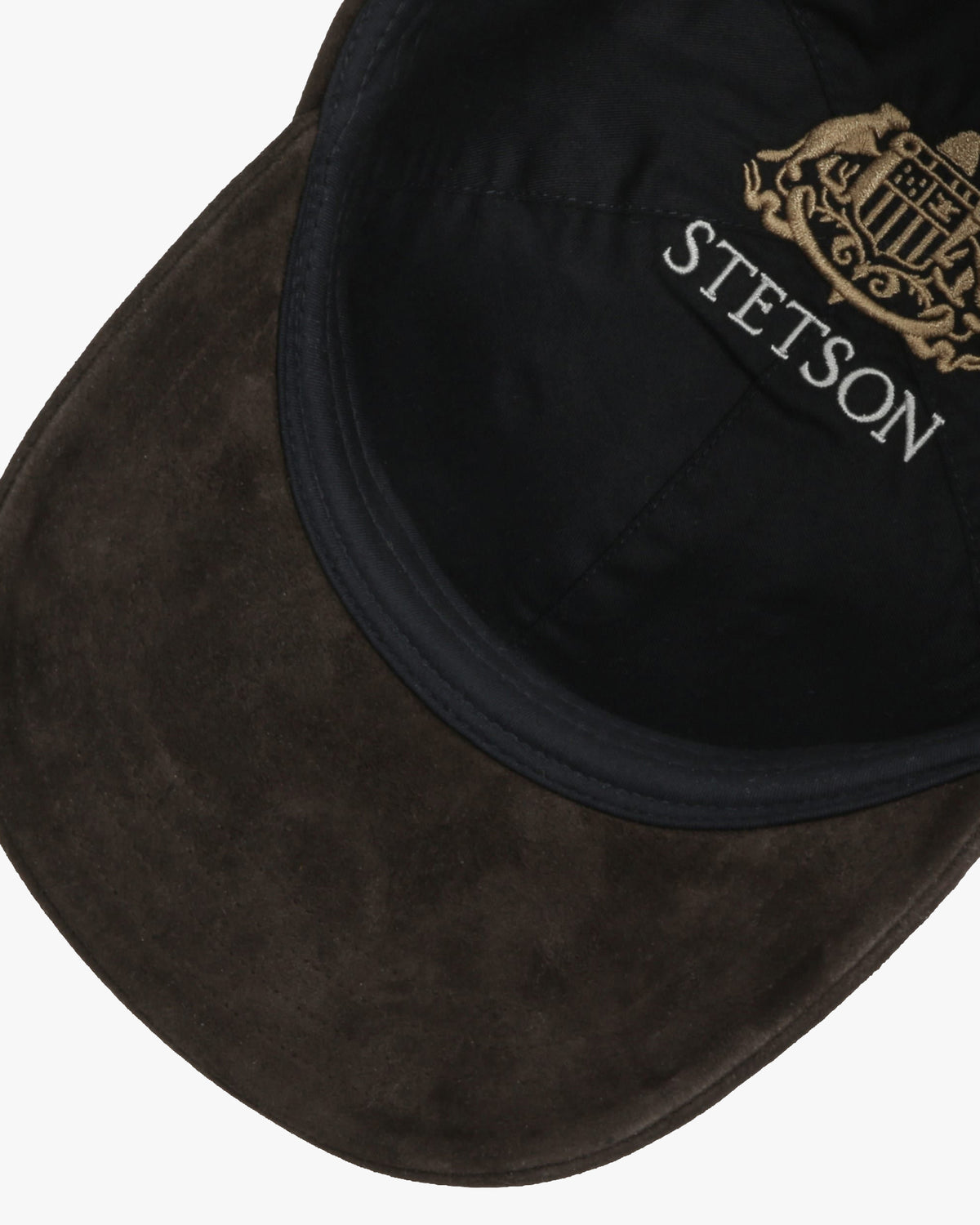Stetson Goat Suede Baseball Cap - Brown