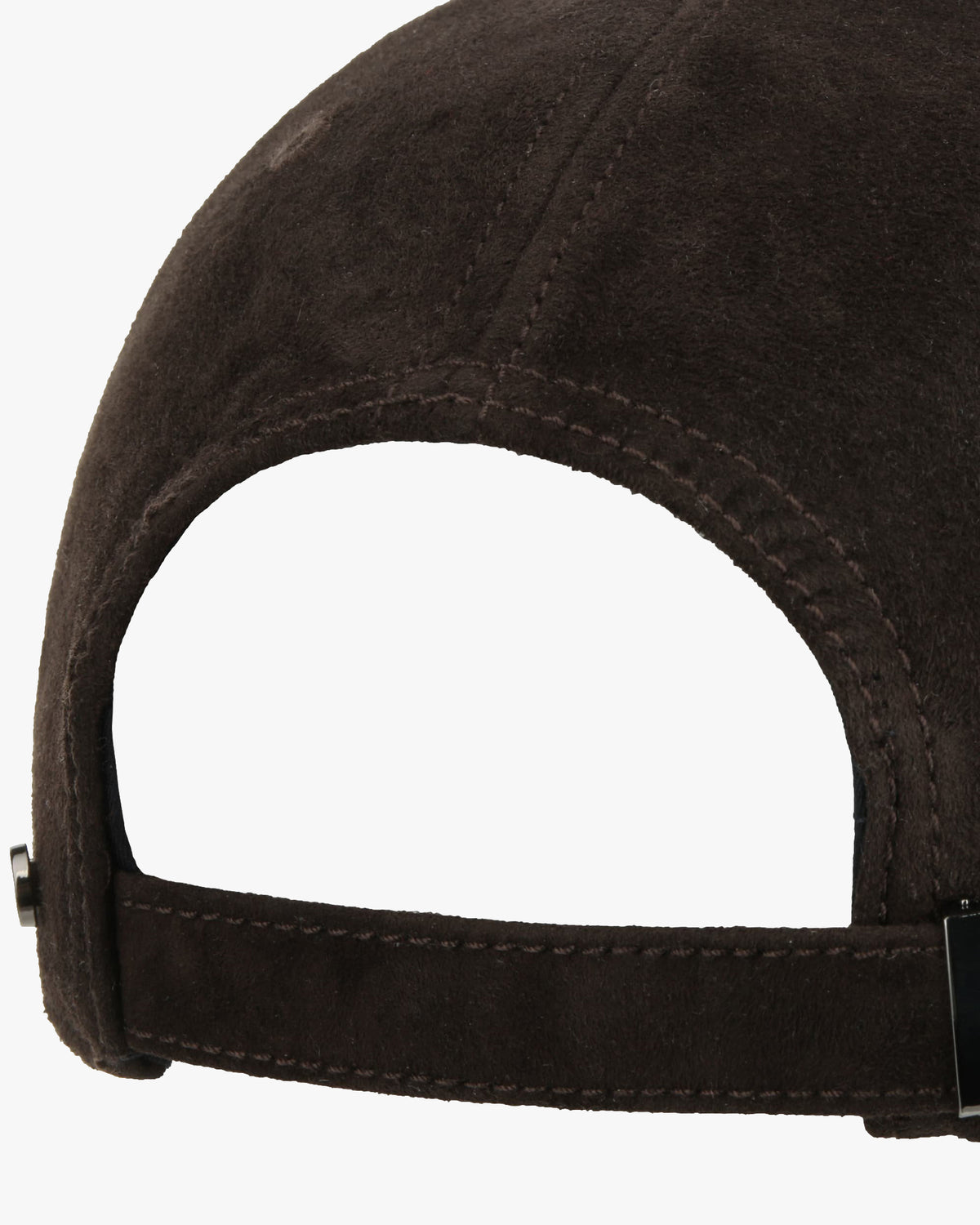 Stetson Goat Suede Baseball Cap - Brown