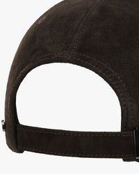 Stetson Goat Suede Baseball Cap - Brown