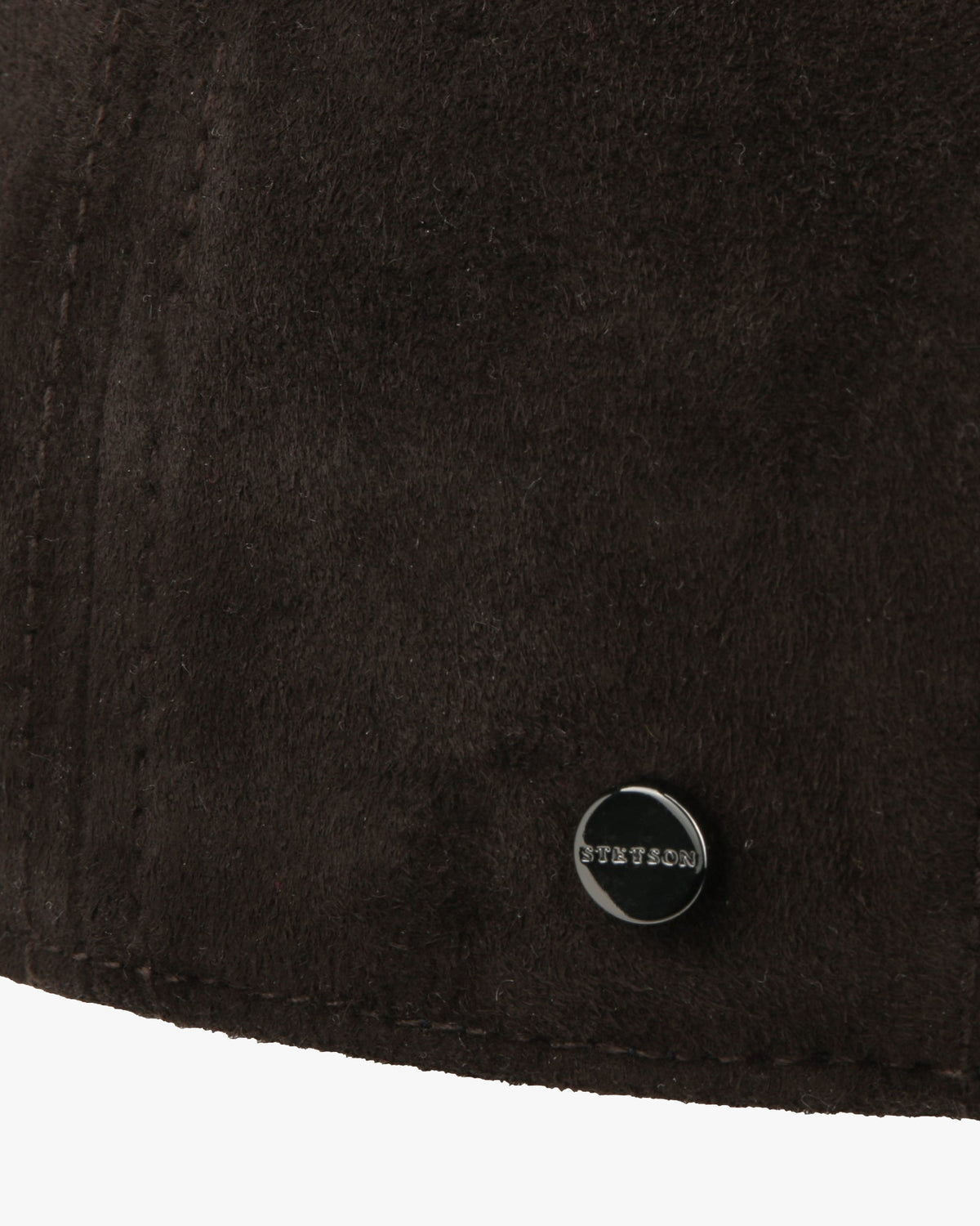 Stetson Goat Suede Baseball Cap - Brown