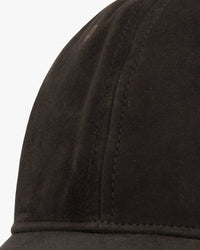 Stetson Goat Suede Baseball Cap - Brown