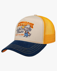 Stetson Lucky Miners Trucker Cap - Denim Blue / Off White | Stetson Hats | JEANSTORE