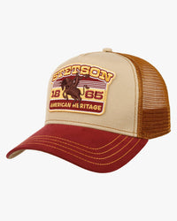 Stetson Rodeo Trucker Cap - Wine / Beige | Stetson Hats | JEANSTORE