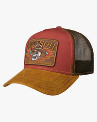 Stetson Skull Trucker Cap - Yellow / Red | Stetson Hats | JEANSTORE