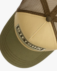Stetson Gasoline Trucker Cap - Green / Beige | Stetson Hats | JEANSTORE