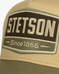 Stetson Gasoline Trucker Cap - Green / Beige | Stetson Hats | JEANSTORE