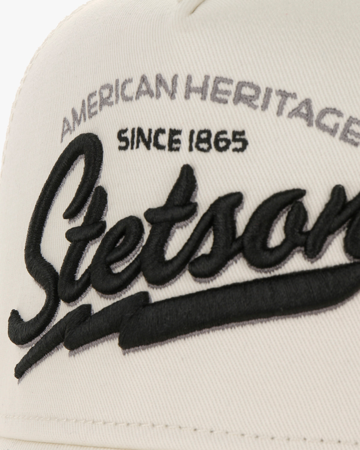 Stetson American Heritage Classic Trucker Cap - Off White