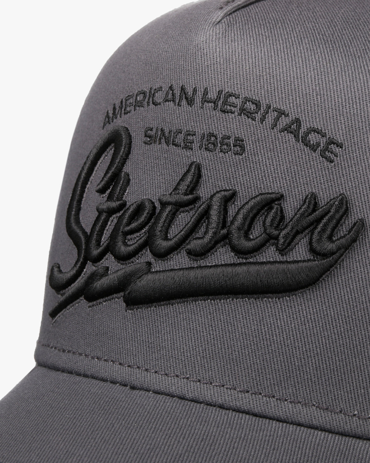 Stetson American Heritage Classic Trucker Cap - Grey | Stetson Hats | JEANSTORE