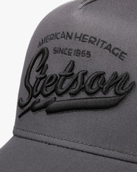 Stetson American Heritage Classic Trucker Cap - Grey | Stetson Hats | JEANSTORE