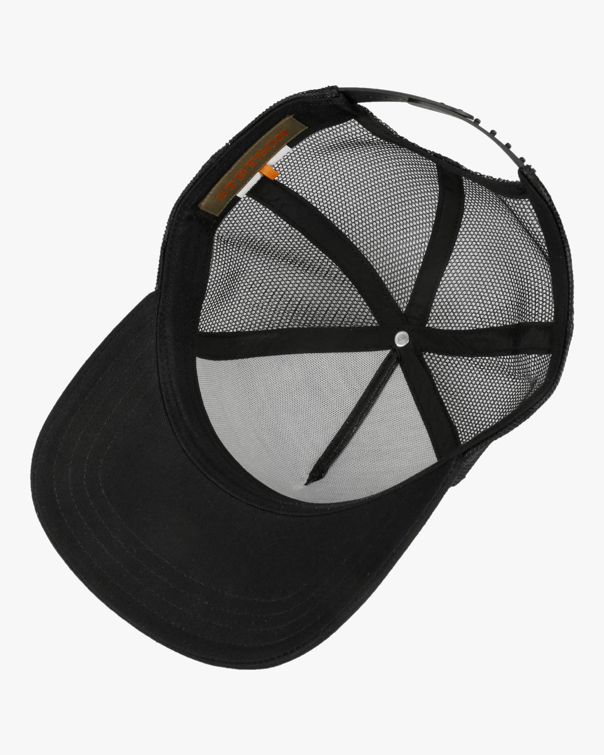 Stetson Cotton Trucker Cap - Black | Stetson Hats | JEANSTORE