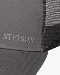 Stetson Cotton Trucker Cap - Grey