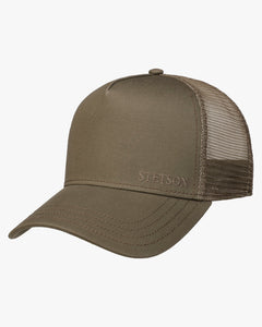 Stetson Cotton Trucker Cap - Olive