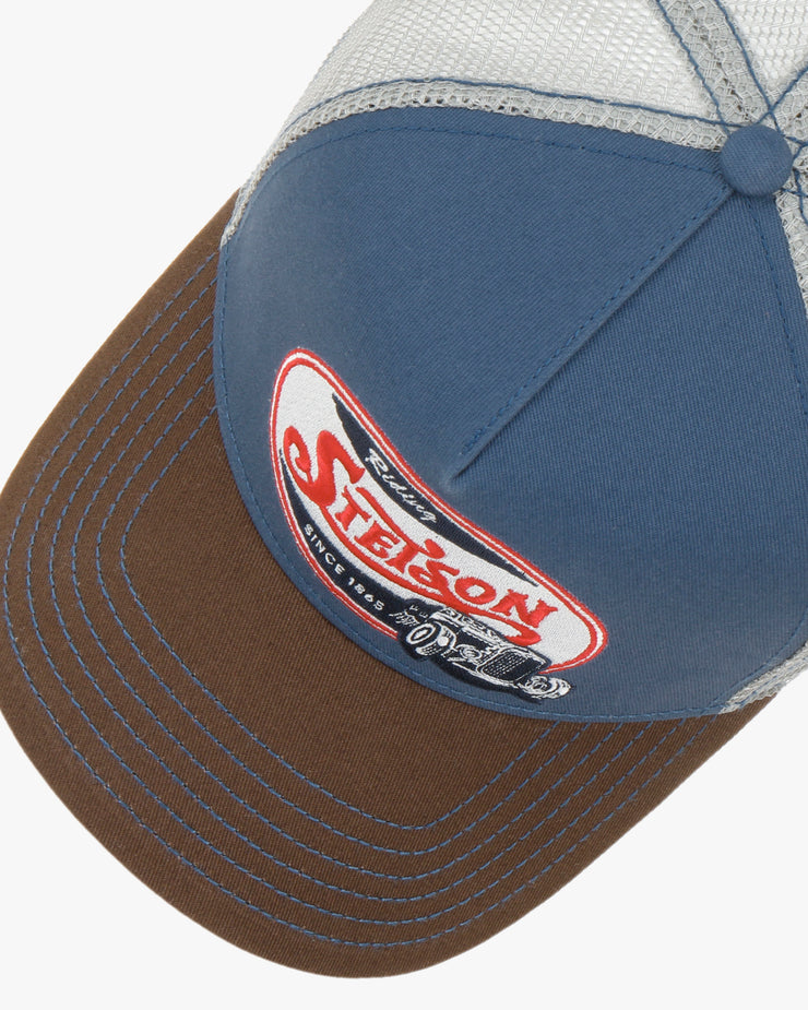 Stetson Riding Hot Rod Trucker Cap - Brown / Denim