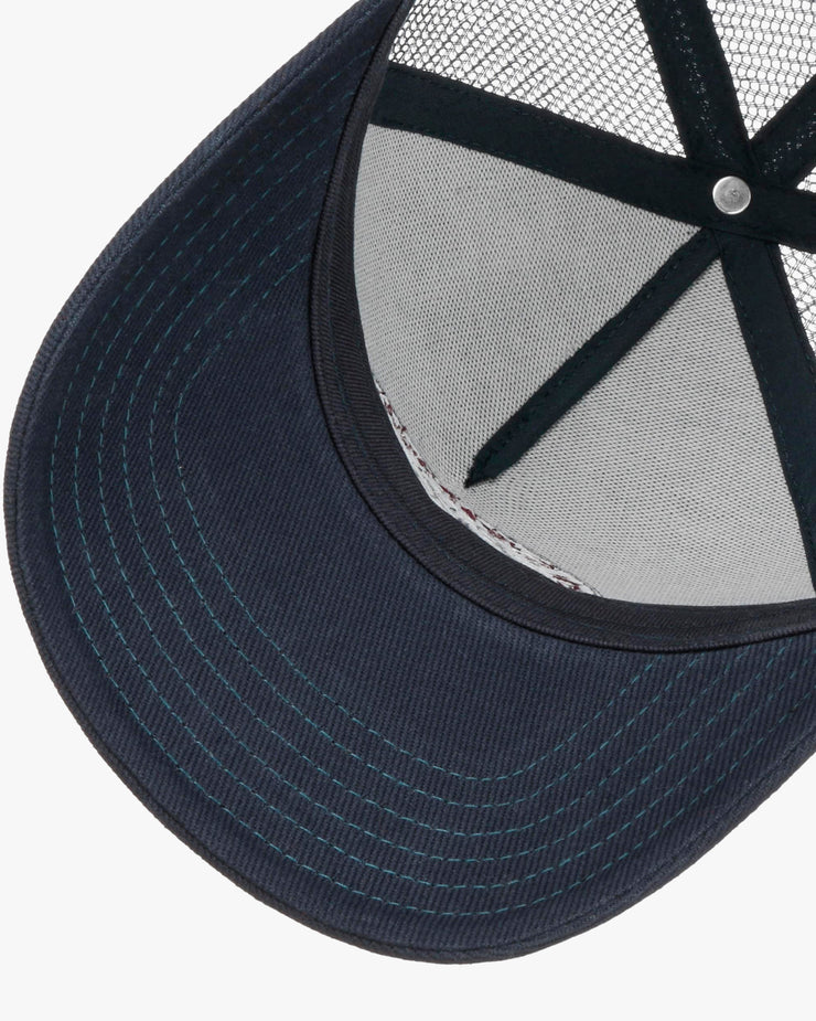 Stetson Vintage Brushed Twill Trucker Cap - Navy