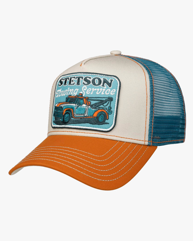 Stetson Stetson's Garage Trucker Cap - Orange / Sand