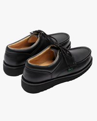 Paraboot Thiers Piped Seam Derby Shoe - Lisse Noir / Sport Noir