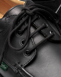 Paraboot Thiers Piped Seam Derby Shoe - Lisse Noir / Sport Noir