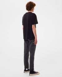 Nudie Jeans Roffe Slub Tee - Black | Nudie Jeans T Shirts | JEANSTORE