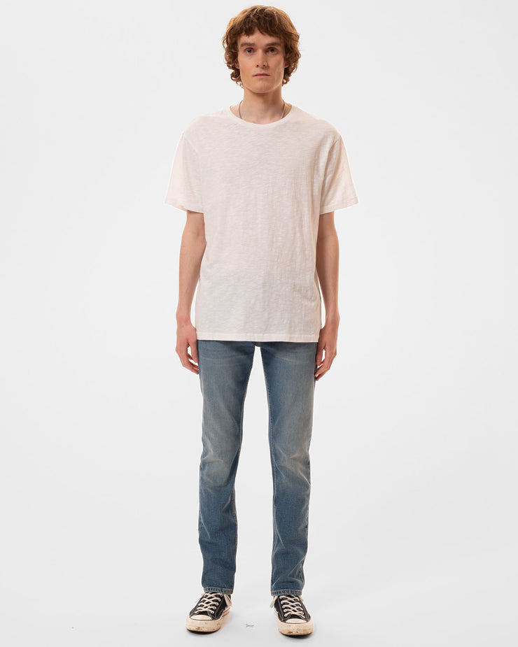 Nudie Jeans Roffe Slub Tee - Off White | Nudie Jeans T Shirts | JEANSTORE