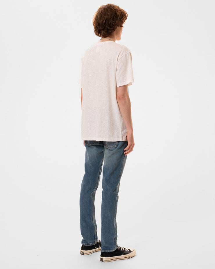 Nudie Jeans Roffe Slub Tee - Off White | Nudie Jeans T Shirts | JEANSTORE