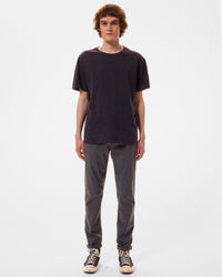 Nudie Jeans Roffe Slub Tee - Black | Nudie Jeans T Shirts | JEANSTORE