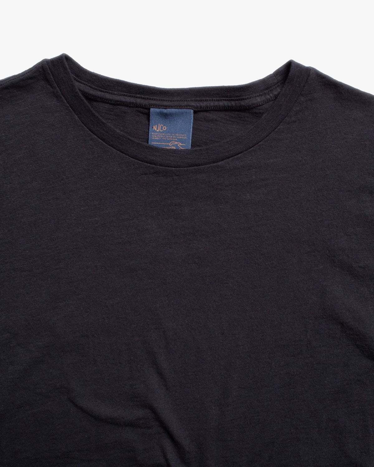 Nudie Jeans Roffe Slub Tee - Black | Nudie Jeans T Shirts | JEANSTORE