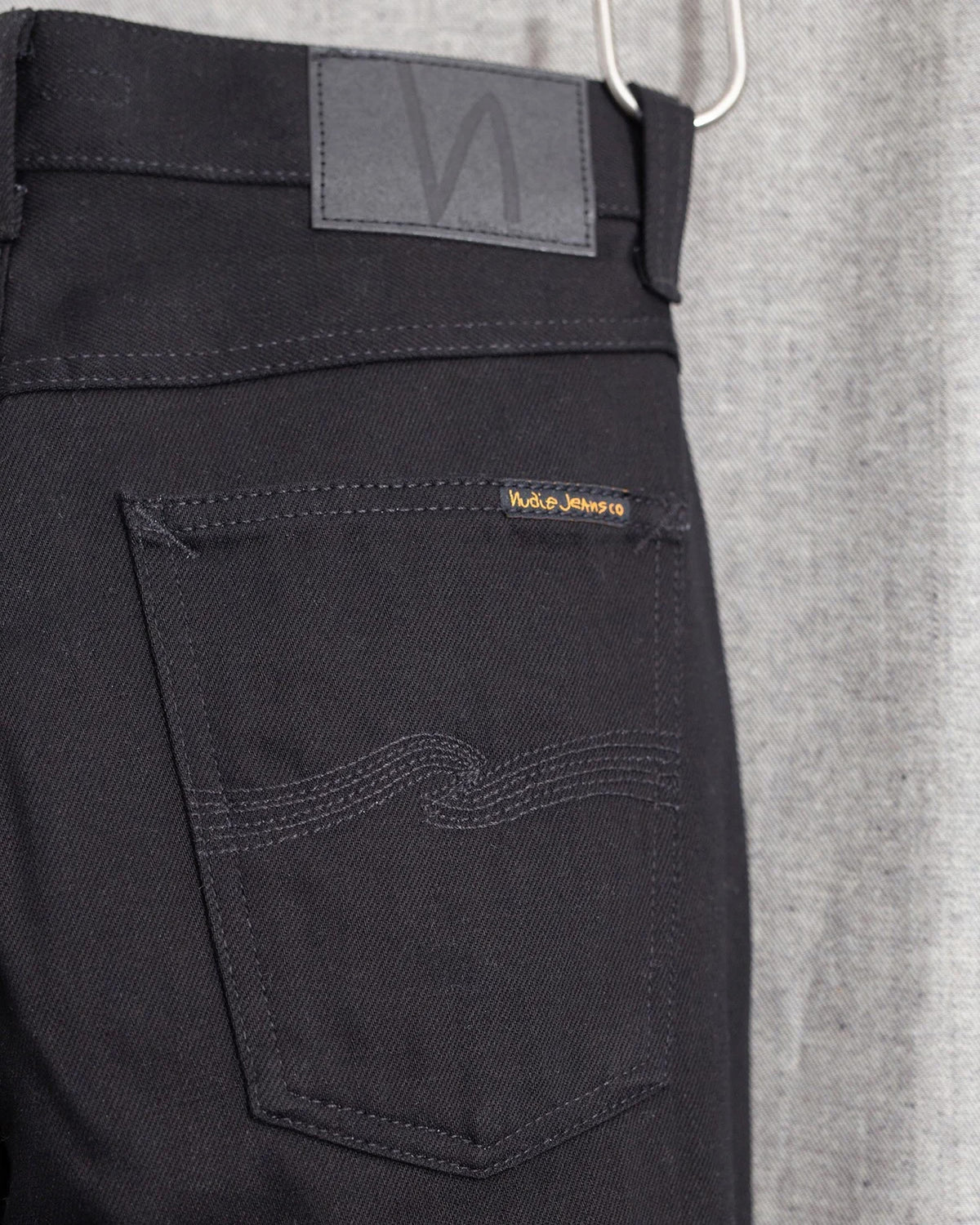 Nudie Gritty Jackson Regular Fit Mens Jeans - Dry Everblack