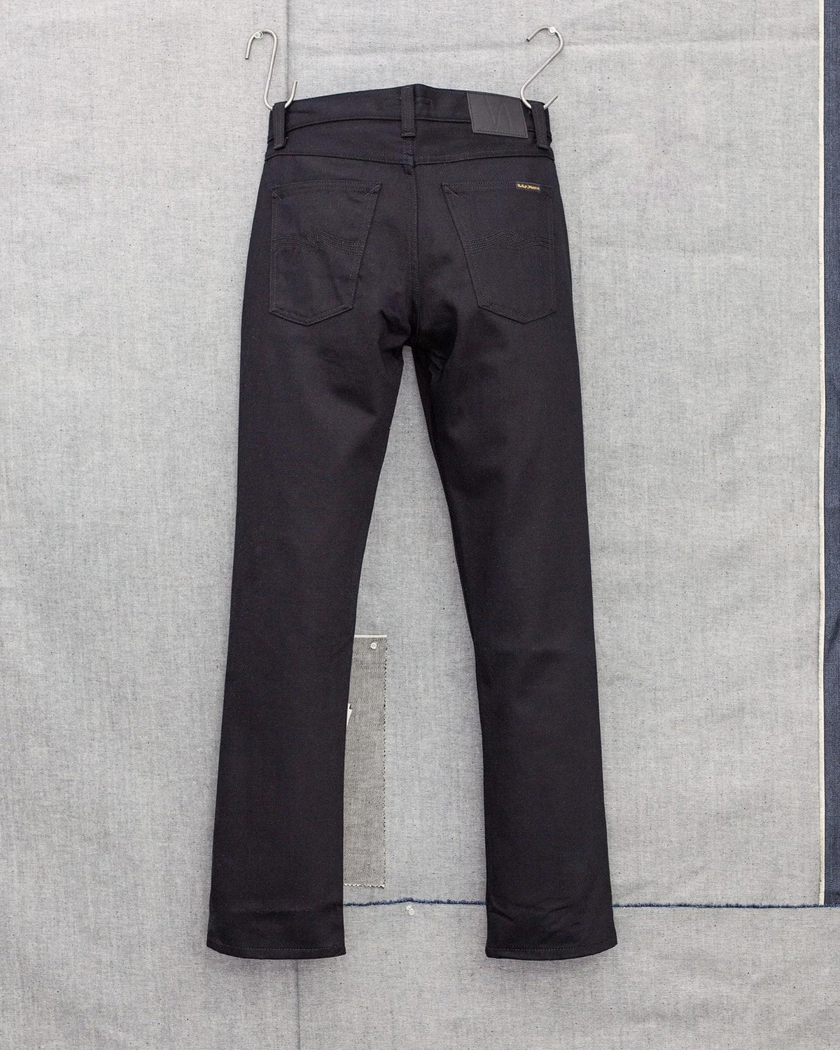 Nudie Gritty Jackson Regular Fit Mens Jeans - Dry Everblack