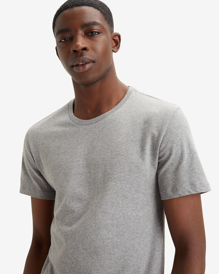 Levi's® Slim 2-Pack Crew Neck Tees - White / Medium Heather Grey | Levi's® T Shirts | JEANSTORE