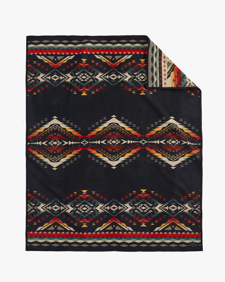 Pendleton Jacquard Unnapped Robe Wool Blanket - Bridge Creek