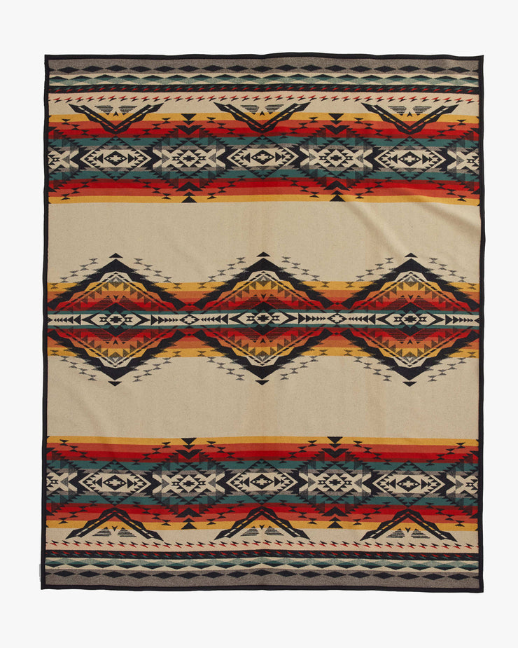 Pendleton Jacquard Unnapped Robe Wool Blanket - Bridge Creek