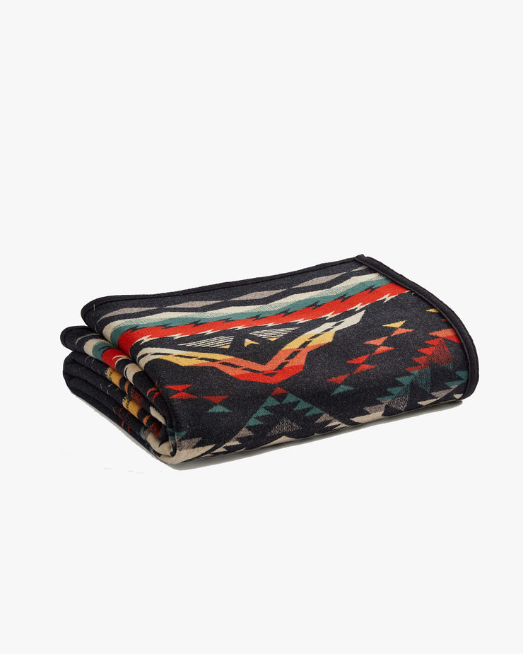 Pendleton Jacquard Unnapped Robe Wool Blanket - Bridge Creek