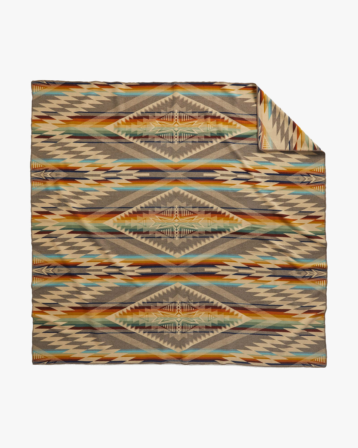 Pendleton Jacquard Unnapped Robe Wool Blanket - Summerland