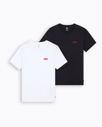 Levi's® 2-Pack Housemark Graphic Crewneck Tees - White / Caviar | Levi's® T Shirts | JEANSTORE