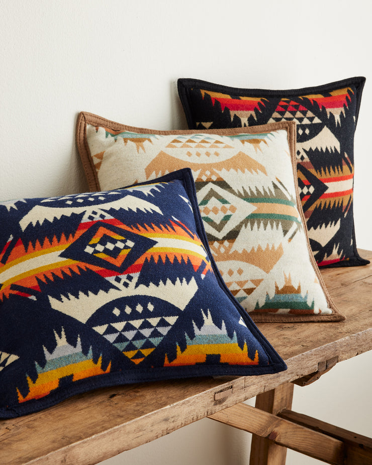 Pendleton Nehalem 16x16 Wool Pillow - Navy