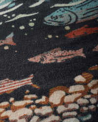Pendleton Jacquard Napped Robe Wool Blanket - Salmon Falls | Pendleton Lifestyle | JEANSTORE