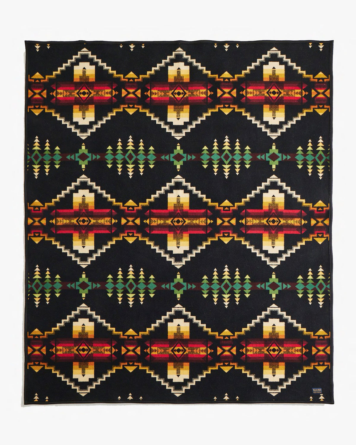 Pendleton Jacquard Napped Robe Wool Blanket - Four Corners | Pendleton Miscellaneous | JEANSTORE
