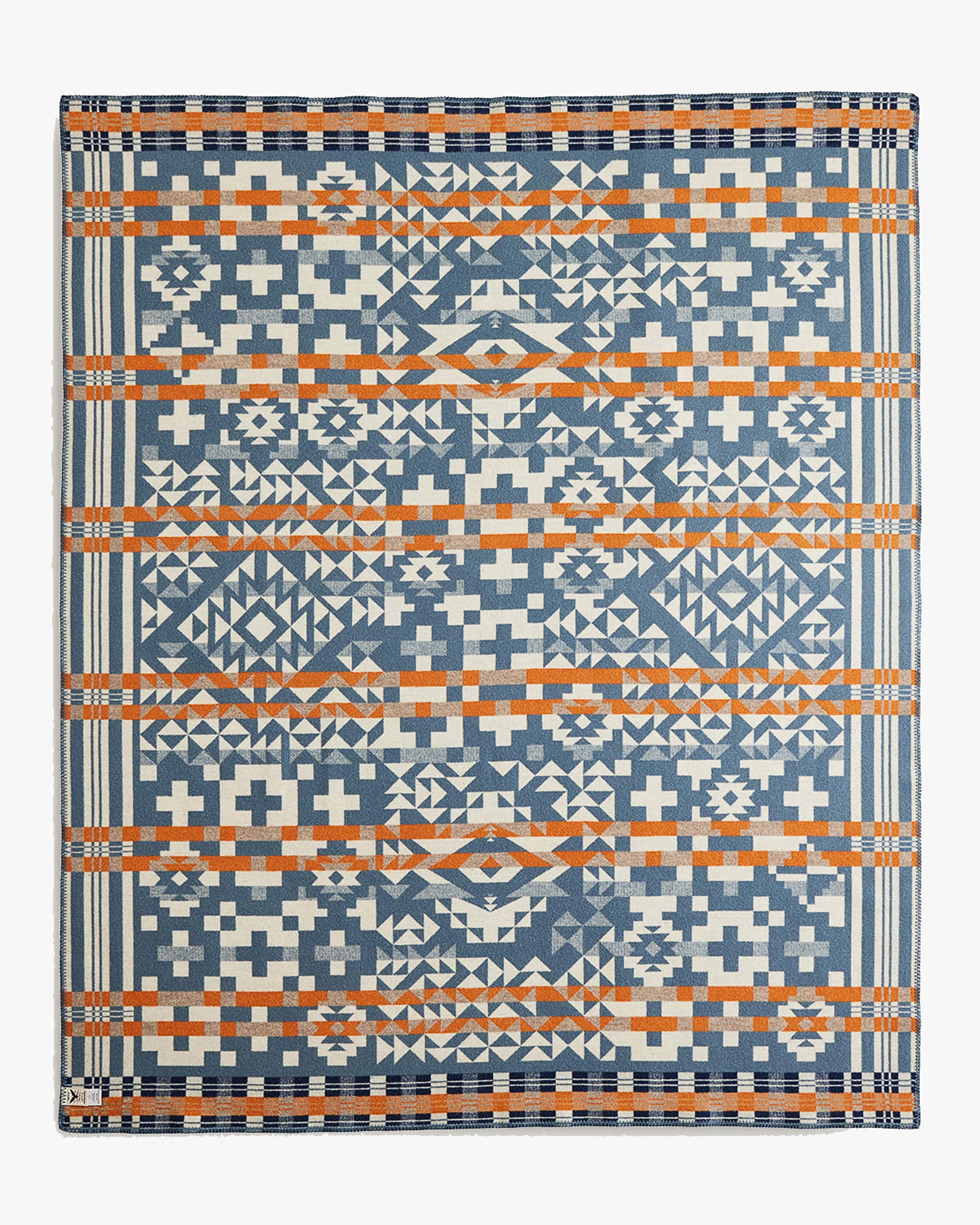 Pendleton Jacquard Napped Robe Wool Blanket - Blue Ridge – JEANSTORE