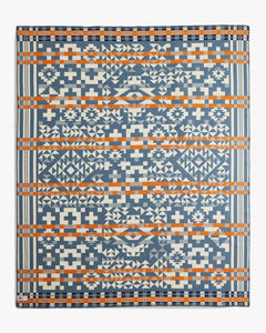 Pendleton Jacquard Unnapped Robe Wool Blanket - Highland Peak Balsam ...