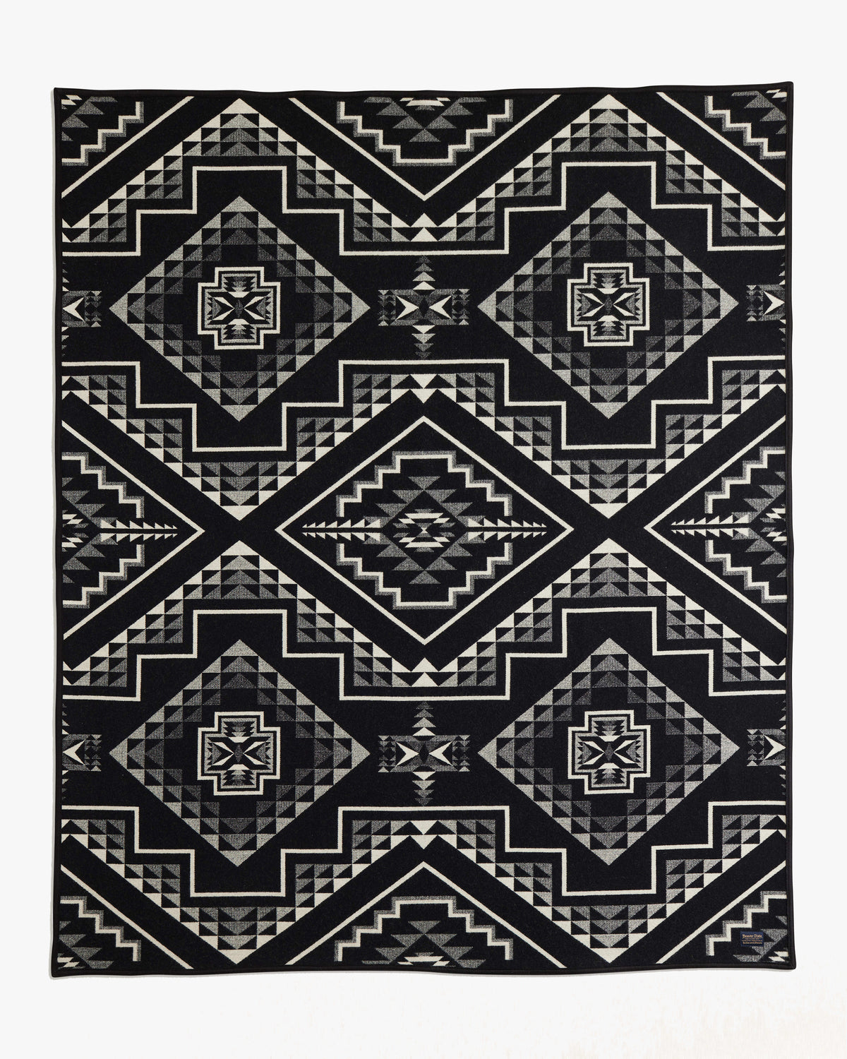 Pendleton Jacquard Unnapped Robe Wool Blanket - Oxbow
