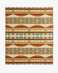 Pendleton Jacquard Unnapped Robe Wool Blanket - Solstice Canyon | Pendleton Miscellaneous | JEANSTORE