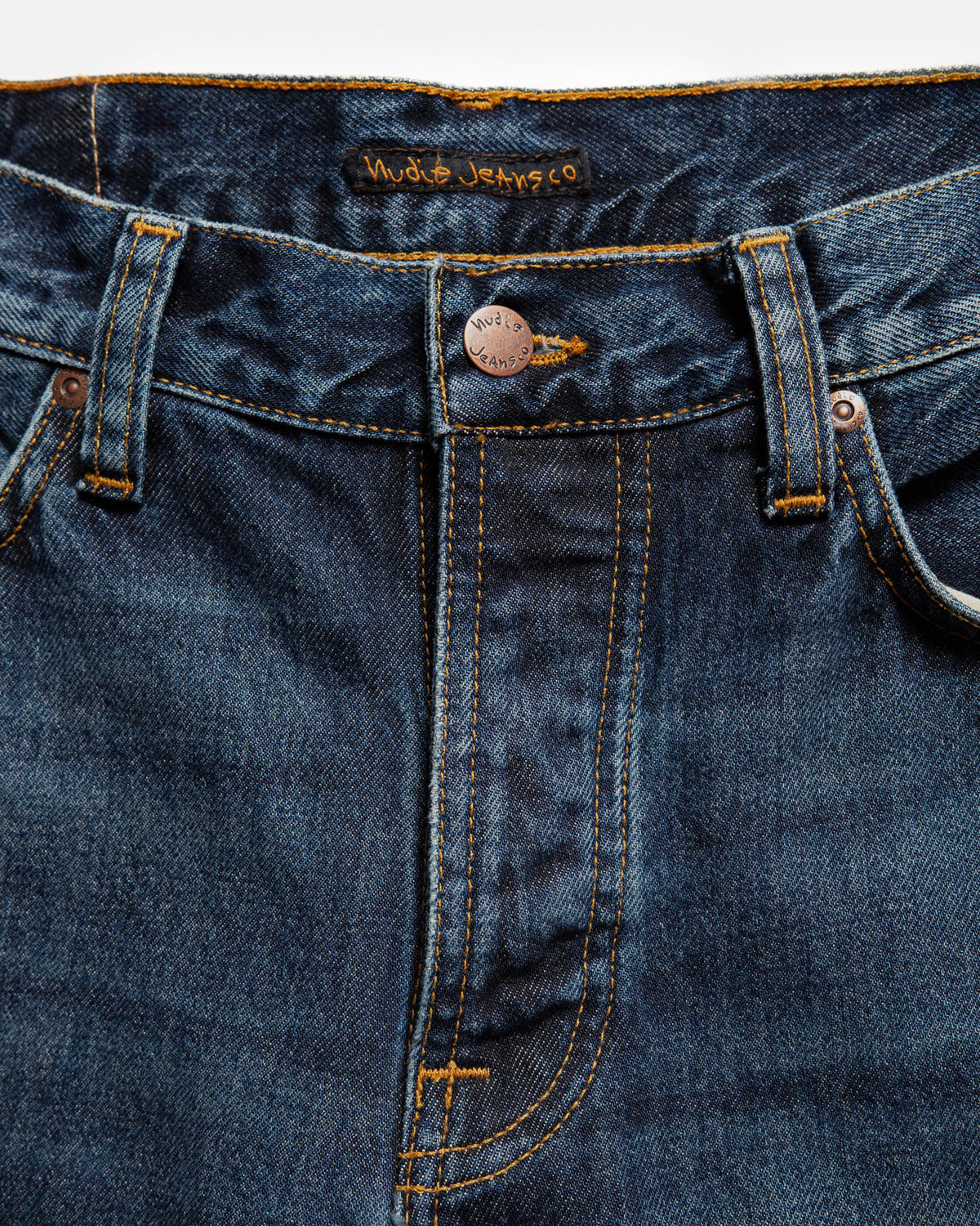 Nudie Steady Eddie II Regular Tapered Mens Jeans - Blue Soil | Nudie Jeans Jeans | JEANSTORE