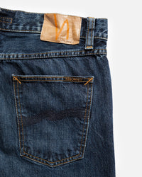 Nudie Steady Eddie II Regular Tapered Mens Jeans - Blue Soil | Nudie Jeans Jeans | JEANSTORE