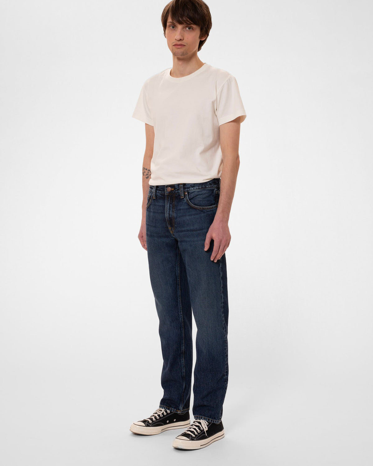 Nudie Gritty Jackson Regular Fit Mens Jeans - Blue Soil | Nudie Jeans Jeans | JEANSTORE