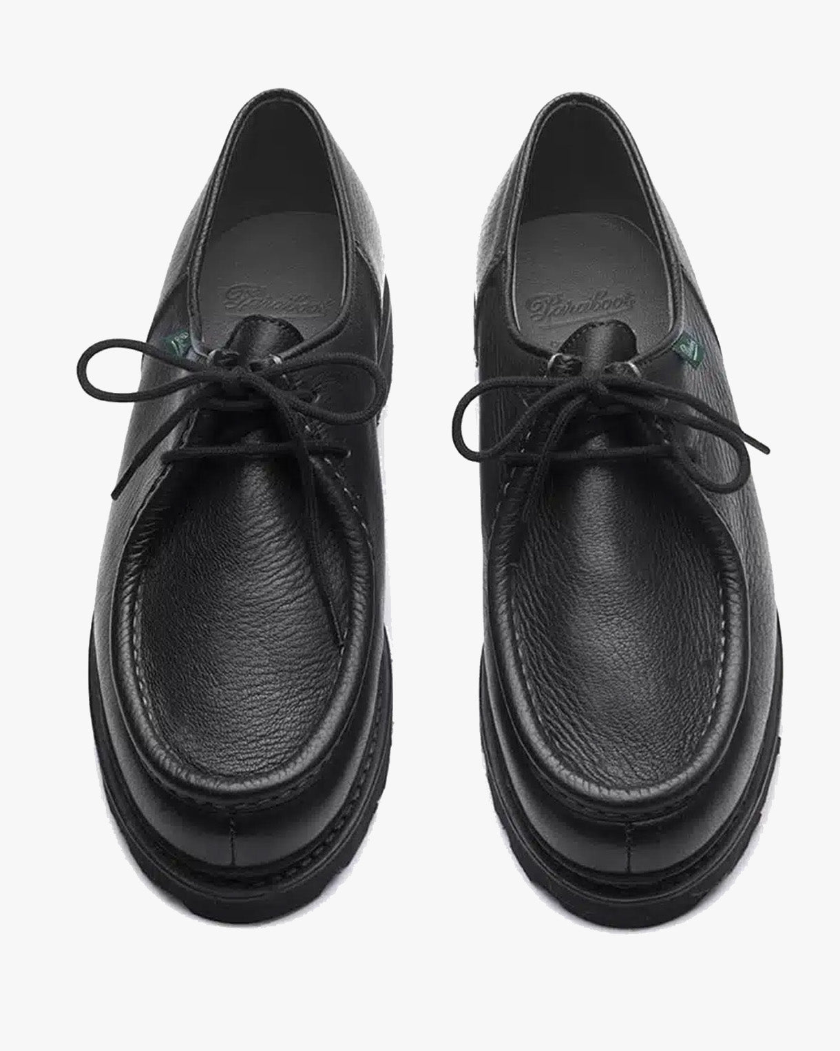 Paraboot Michael Piped Seam Derby Shoe - Cerf Noir / Marche Noire | Paraboot Shoes | JEANSTORE
