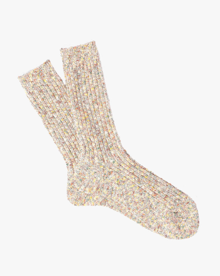 Anonymous Ism Homespun Art Yarn Crew Socks - Khaki