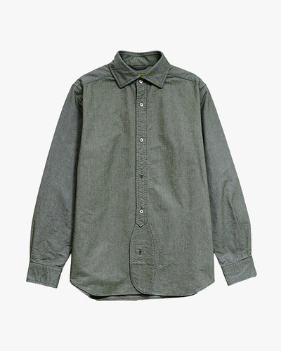 Nigel Cabourn British Officers Shirt - Green